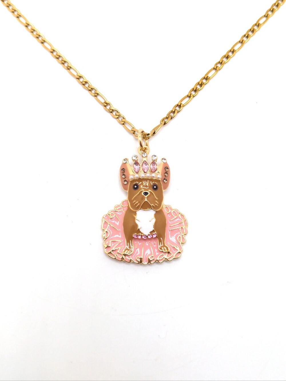 French Bulldog Tutu Necklace